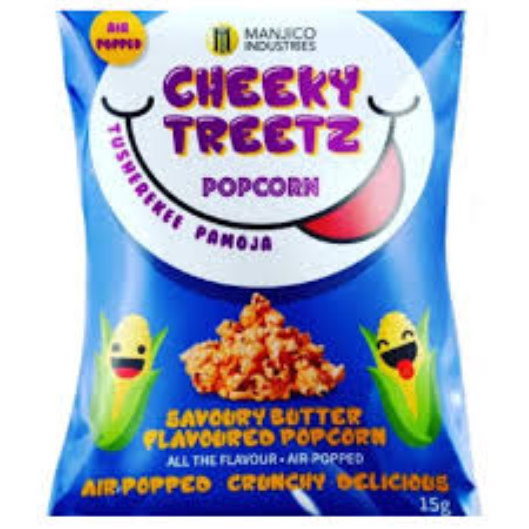 CHEEKY TREETZ BUTTER POPCORN 50G